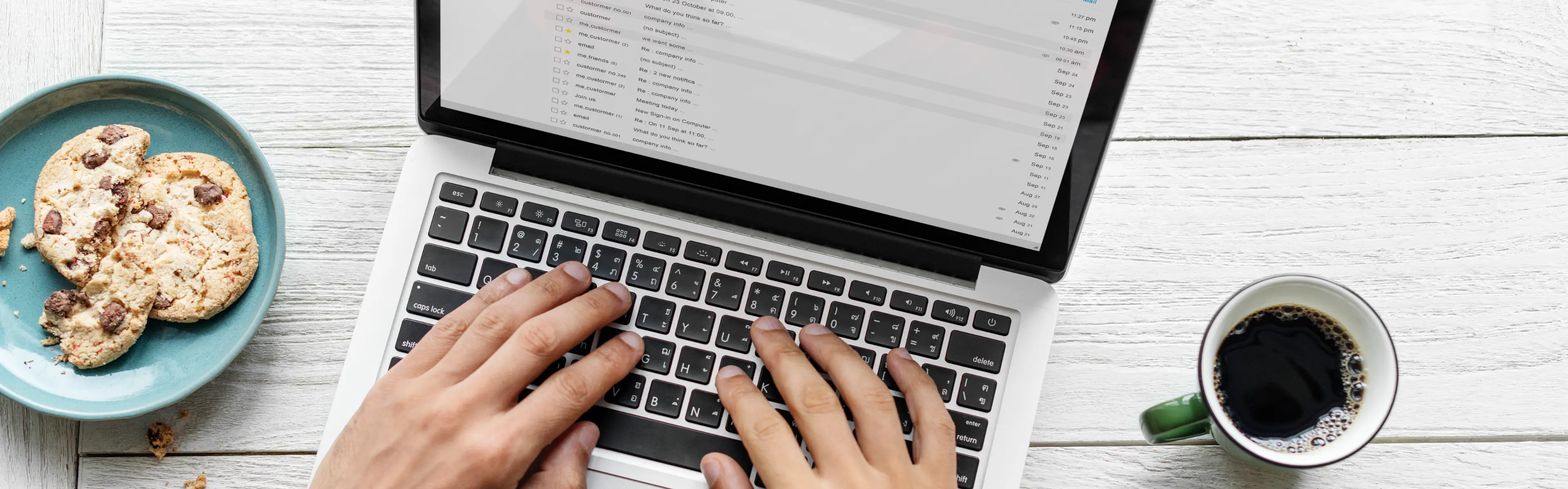 computer typing